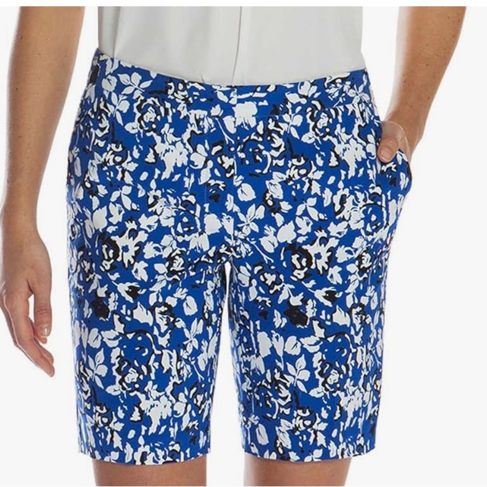 NWT Mario Serrani Women’s Bermuda Shorts Stretch Size 14